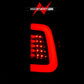 ANZO 2008-2016 Ford F-250 LED Taillights Black Housing Clear Lens (Pair) 311356