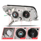 ANZO 06-09 Toyota 4 Runner Projector Headlights Plank Style - Black 111616