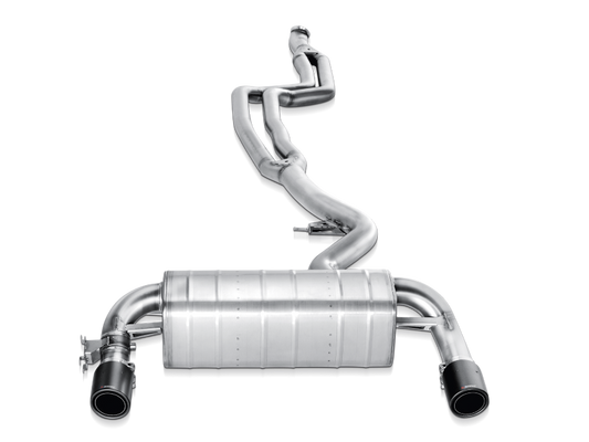 Akrapovic 12-15 BMW 335i (F30 F31) Evolution Line Cat Back (SS) w/ Carbon Tips (Req. Link Pipe) MTP-BM/SS/1H