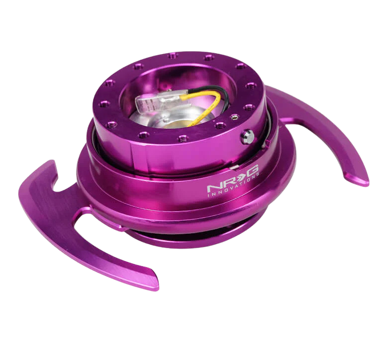 NRG Quick Release Kit Gen 4.0 - Purple Body / Purple Ring w/ Handles