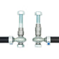 SPL Part Evo X Rear Toe Arms + Eccentric Lockouts