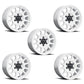 Ford Racing 21-23 Bronco (Excl Bronco Raptor) 17x8.5 Method Oxford White Wheel Kit M-1007K-M1785W