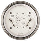 AutoMeter Gauge Dual Fuel & Oilp 3-3/8in. 240 Ohm(e) to 33 Ohm(f) & 100PSI Elec Old Tyme Wht 1613