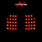 Anzo 1999-2007 Chevrolet Silverado 1500 LED Taillights Red/Clear