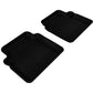 3D MAXpider 2007-2011 Chevrolet Aveo Kagu 2nd Row Floormats - Black L1CH00821509