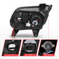 Anzo 2010-2014 Ford Mustang Projector Headlights w/ Halo Black (CCFL)