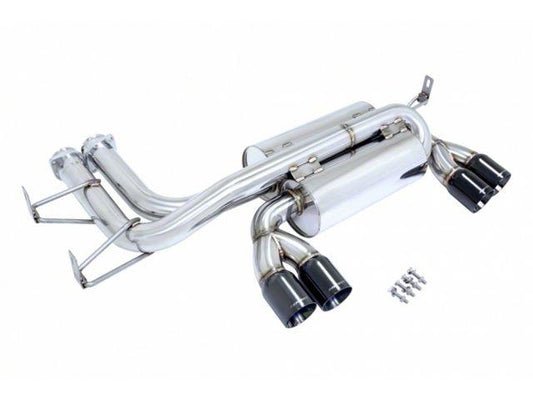 Megan Racing Axle Back Exhaust for 2001-2006 BMW M3 - T-304 Stainless, Dual Tip