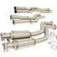 Megan Racing Mid Pipe for BMW E46 M3 2001-2006 - T-304 Stainless Steel MIDPIPE-BE46M3