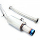 Megan Racing Cat-Back Exhaust System for 2008-2011 Mitsubishi Lancer Evo 10 3" Pipe Dual 4" Ti-Tip Silencer