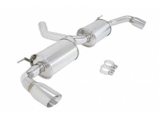 Megan Racing Supremo Exhaust System Axle Back for BMW X5 E70 2007-2013 Dual Stainless Rolled Tips MR-ABE-BE70-SRT