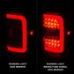 ANZO 2001-2011 Ford  Ranger LED Tail Lights w/ Light Bar Chrome Housing Red/Clear Lens 311393