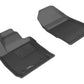 3D MAXpider 2011-2019 Ford Fiesta Kagu 1st Row Floormat - Black L1FR08011509