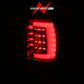 ANZO 1994-2001 Dodge Ram 1500 LED Taillights Plank Style Chrome w/ Clear Lens 311341
