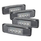 SPYDER Xtune Dodge Ram 94-02 Dually 2 Red LED+2 Amber LED Fender Lights 4pcs Clear ACC-LED-DR94-FE-C 9924699