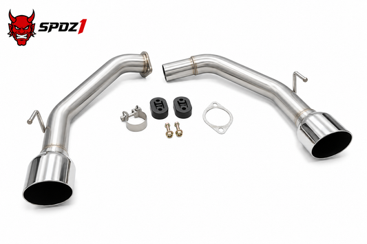 SPDZ1 Axle-Back Muffler Delete Exhaust — 2022+ Honda Civic 1.5T & 2023+ Acura Integra 1.5T | Stainless