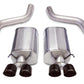 Corsa Performance 06-13 Chevrolet Corvette C6 Z06 7.0L V8 Black Sport Axle-Back Exhaust