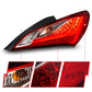 Anzo 2010-2013 Hyundai Genesis LED Taillights Red/Clear
