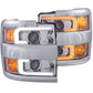 Anzo Projector Headlights 15-17 Chevrolet Silverado 2500HD / 3500HD Chrome