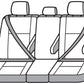 Covercraft 18-21 Honda Odyssey Carhartt Super Dux SeatSaver Custom Second Row Seat Covers - Black SSC8496COBK