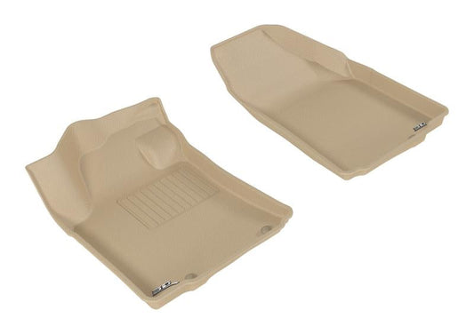 3D MAXpider 2016-2019 Nissan Maxima Kagu 1st Row Floormat - Tan L1NS08811502