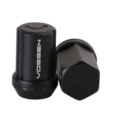 Vossen 35mm Lock Nut - 14x1.5 - 19mm Hex - Cone Seat - Black (Set of 4)