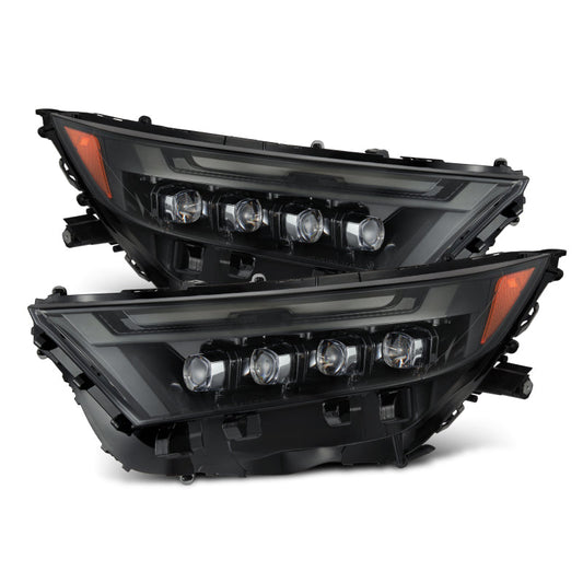 AlphaRex 19-23 Toyota RAV4 (High Trim) NOVA LED Projector Headlights Alpha-Black 880869 *Discontinued