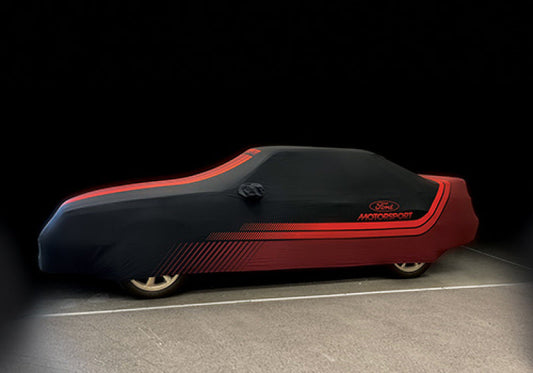 Ford Racing 79-93 Fox Body Mustang Car Cover - Red M-19412-FR