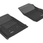 3D MAXpider 2015-2020 Chevrolet/GMC Colorado/Canyon Crew Cab Kagu 1st Row Floormat - Black L1CH06711509