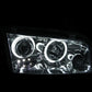 Anzo 2006-2010 Dodge Charger Projector Headlights w/ Halo Chrome (CCFL)