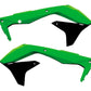 Acerbis 16-18 Kawasaki KX450F Radiator Shroud - Green/Black 2449691089