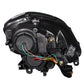 Anzo 2003-2004 Infiniti G35 Crystal Headlights Black