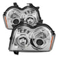 Spyder Jeep Grand Cherokee 05-07 Projector Headlights LED Halo LED Chrm Low 9006 PRO-YD-JGC05-HL-C 5011107