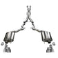 Corsa 18-20 Ford Mustang GT Convertible w/o Active Valves Sport Cat-Back w/ Polished 4in Tips 21047