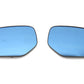 OLM Wide Angle Convex Mirrors (With Turn Signals/Defrosters) - Blue - 2015-2021 Subaru WRX / STI / 2015-2017 Crosstrek