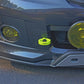 PERRIN Tow Hook Kit Front - Neon Yellow | PSP-BDY-231NY