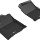 3D MAXpider 2018-2020 Toyota Tacoma Access/Double Cab Kagu 1st Row Floormat - Black L1TY24911509