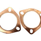 SPDZ1 3-Bolt Copper Exhaust Flange Gasket 2.5" & 3" | High Temp Reusable Seal