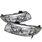Spyder Honda Civic 06-08 2Dr Projector Headlights LED Halo Chrome High H1 Low H1 PRO-YD-HC06-2D-HL-C 5010797