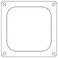 Cometic Gasket Cometic Holley 4500 Dominator Carb Gaskets .060in Fiber - Open Plenum - 10 Pack CP15238