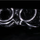 Anzo 2000-2003 BMW 3 Series E46 Projector Headlights w/ Halo Chrome