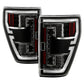 SPYDER 21-23 Ford F150 (Factory Halogent) Light Bar LED Tail Lights - Black (ALT-YD-FF15021HAL-BK) 5088772