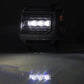 AlphaRex 14-18 GMC Sierra NOVA LED Proj Headlights Plank Style Black w/Activ Light/Seq Signal/DRL 880617 *Discontinued