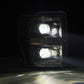 AlphaRex 08-10 Ford F250-550 LUXX-Series LED Projector Headlights Black w/Activ Light/Seq Signal 880312 *Discontinued