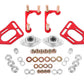 BMR Suspension BMR 90-93 Fox Mustang Caster Camber Plates - Red WAK731R