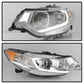 SPYDER xTune 09-14 Acura Projector Headlights - Light Bar DRL - Chrome (PRO-JH-ATSX09-LB-C) 9042225