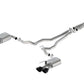 Ford Racing 2024 Mustang 5.0L Sport Non-Active Cat-Back Exhaust w/Valance - Black Tip M-5200-M5SBV