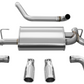 Corsa Performance Corsa 18+ Jeep Wrangler JL 2.5in Dual Rear Exit Polished Tips Sport Ax