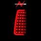ANZO 2007-2014 Chevy Tahoe LED Taillight Plank Style Black w/Smoke Lens 311322