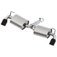 Ford Racing 21-23 Bronco Sport 2.0L Sport Exhaust - Black Tips M-5230-BSB