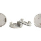 Ford Racing Ford Truck/SUV Black And Chrome Wheel Center Cap Kit M-1096K-BCT